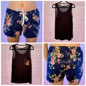 Old Navy Pajama Shorts and Matching Shirt